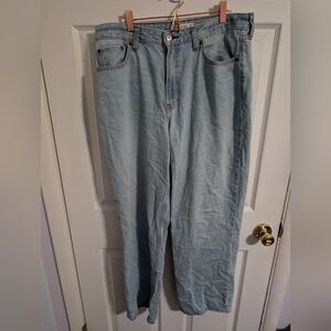 Abercrombie & Fitch Womens Jeans Blue Size 31/12 The Loose High Rise Light Wash